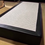 Losse boxspring, zwart